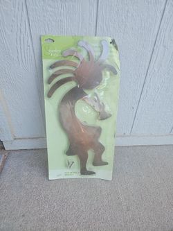 Kokopelli 20" Wall/Garden Decoration Outdoor Metal Yard Art