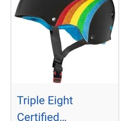 NEW --Triple 8 Helmet Skateboard Roller Skate