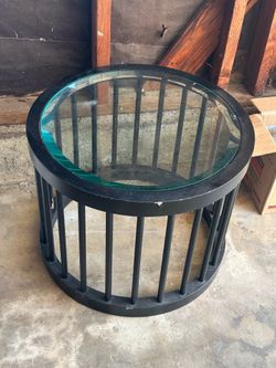 Coffee glass table