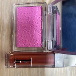 BRAND NEW Dior lip maximizer in sparking rose + Blush in rosy glow