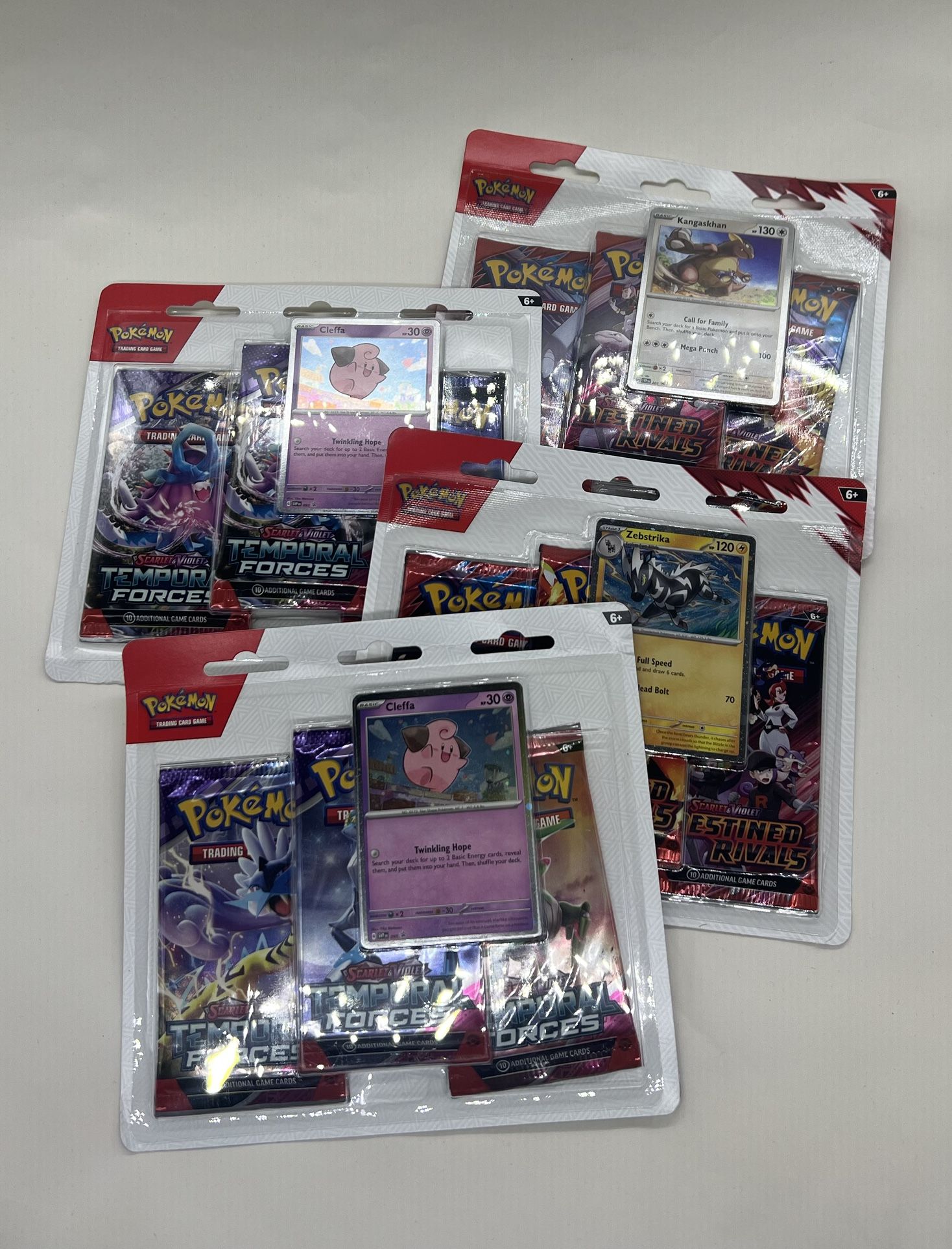 Pokemon Destined Rivals 3 pack blister pack