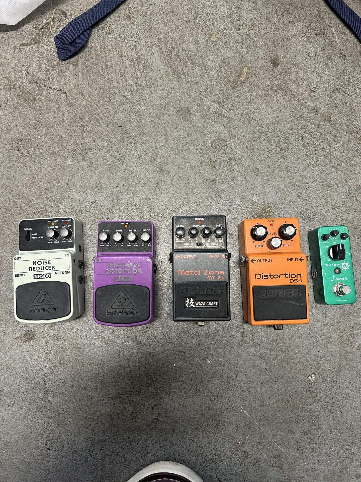 Guitar Pedals Boss, Behringer And Donner