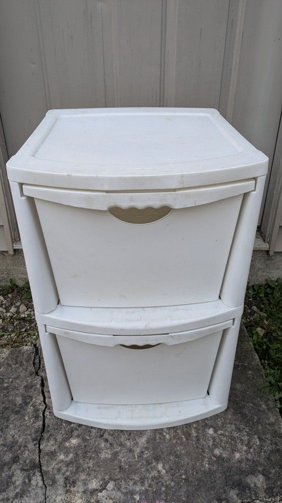 Sterilite 2-Drawer White Storage System