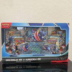 Pokemon Greninja & Kingdra Special Collection Box