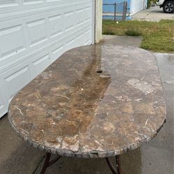 Outdoor Stone Table
