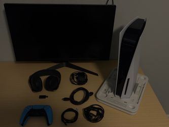 PS5 BUNDLE + 27 Inch Monitor 165 Hz