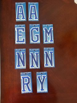 Embroidered Letters NEW