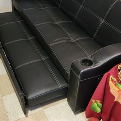 Black Couch Sofa Bed