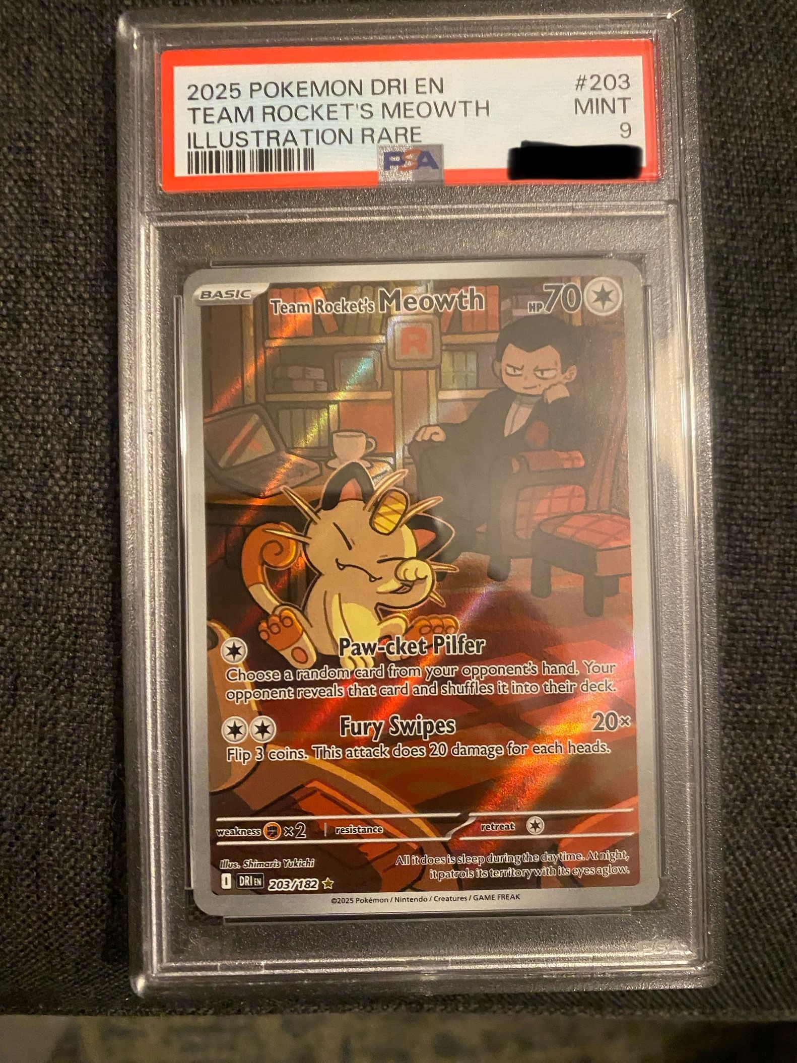 Rockets Meowth Psa 9