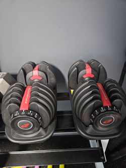 Bowflex Selectech 552 adjustable dumbells (2)