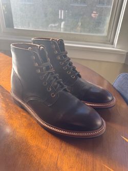 Grant Stone Brown  Leather Lace-Up Dress Boots