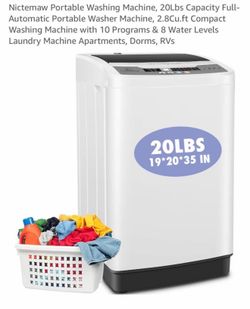 Portable washing machine new
