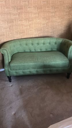 Green Love Seat