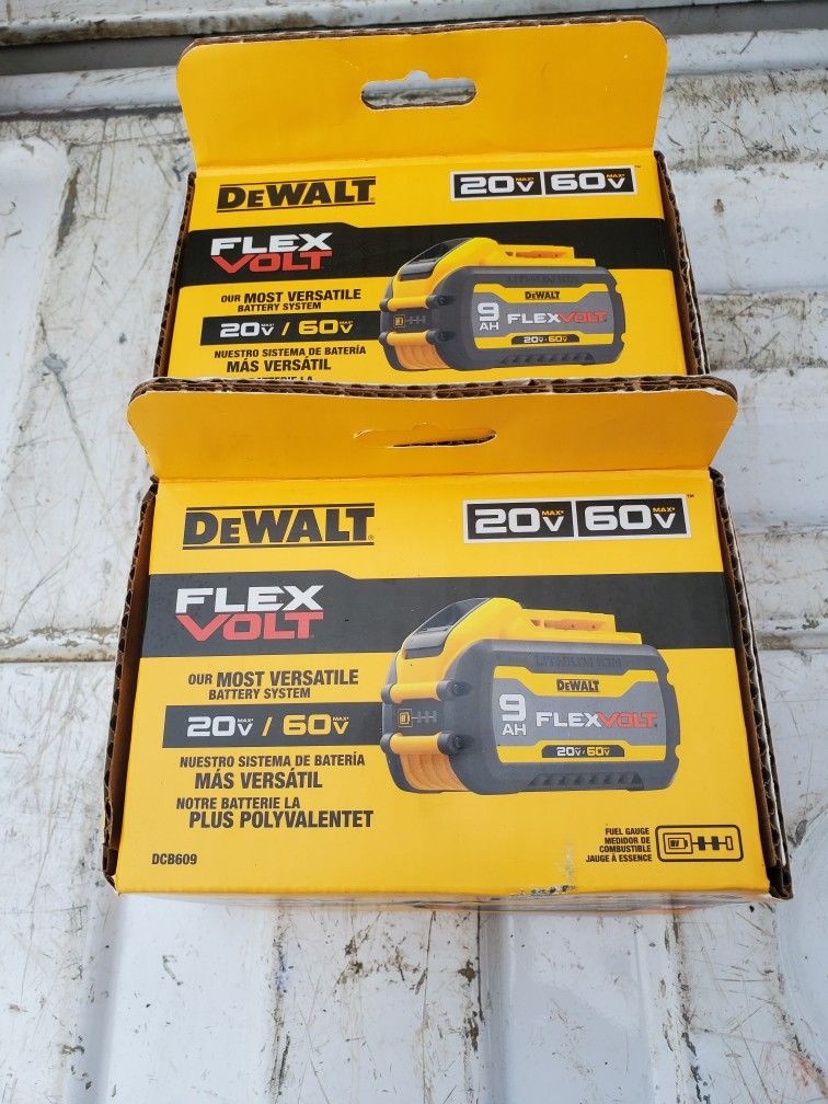 Dewalt Battery 9 Ah Flexvolt Read Description