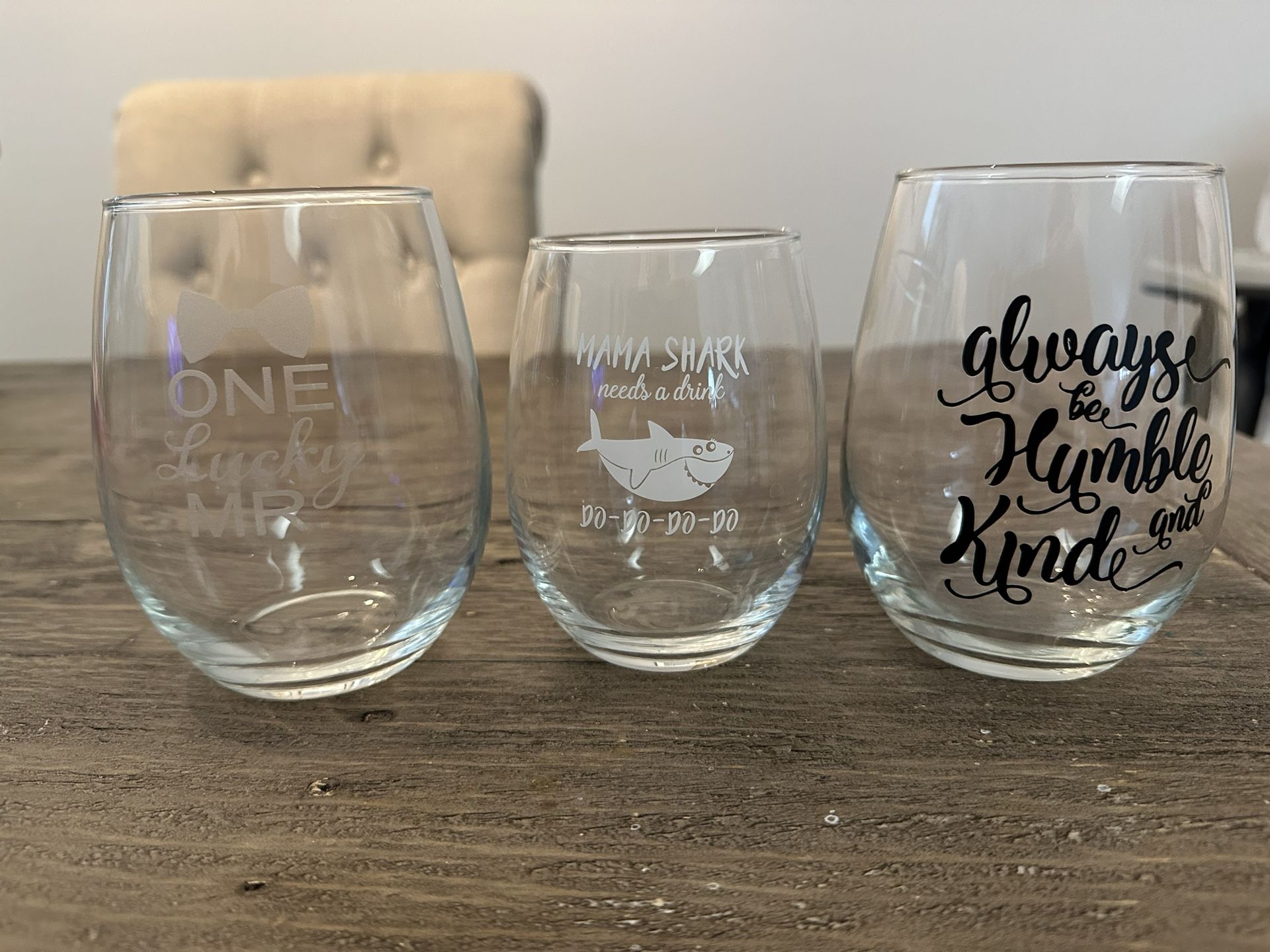 Decorative Glassware Wine Glasses