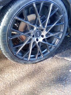 22" Enso 5 Lug Rims + Tires