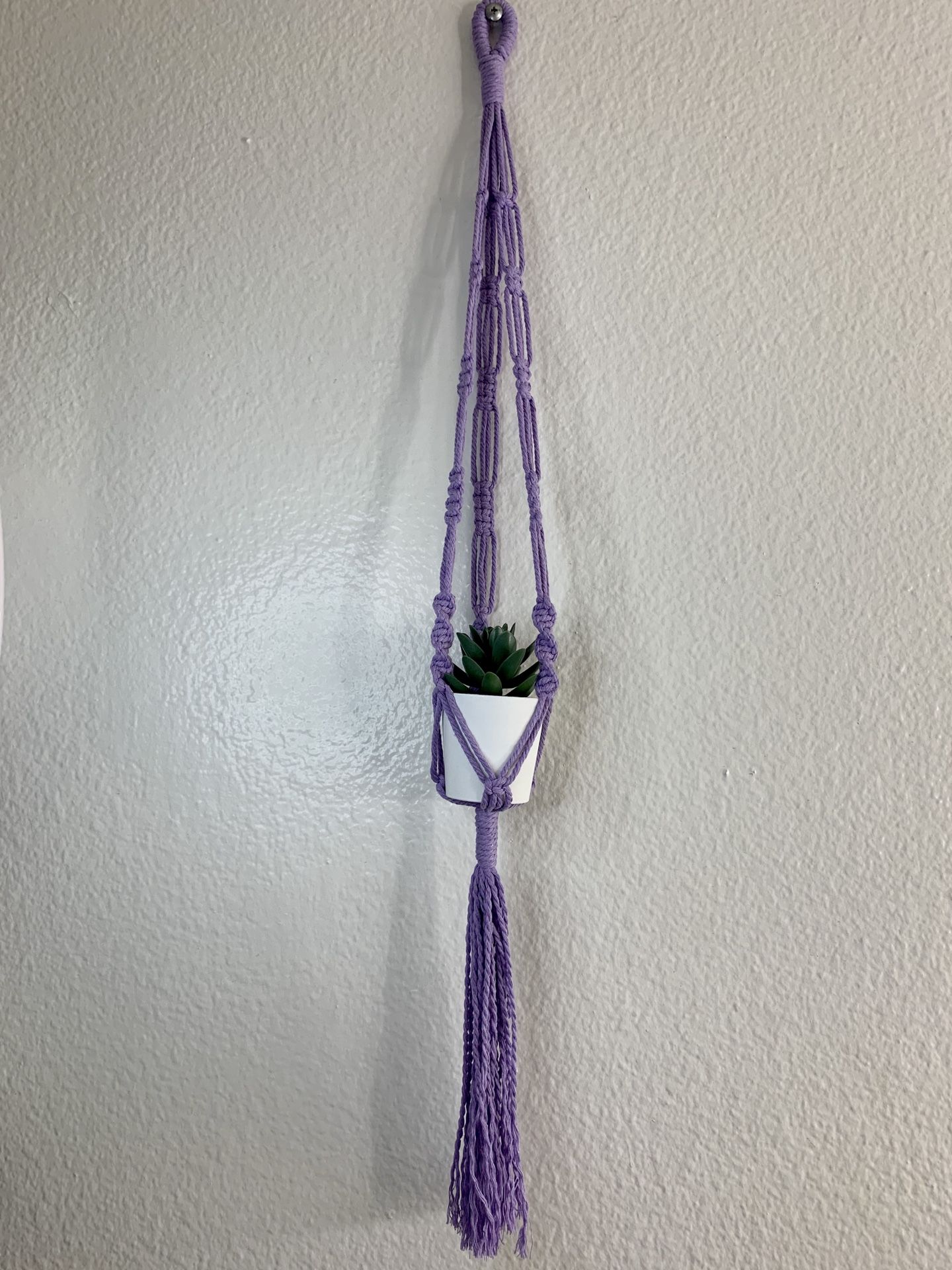 MINI purple macrame