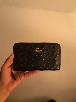 Black Coach Wallet