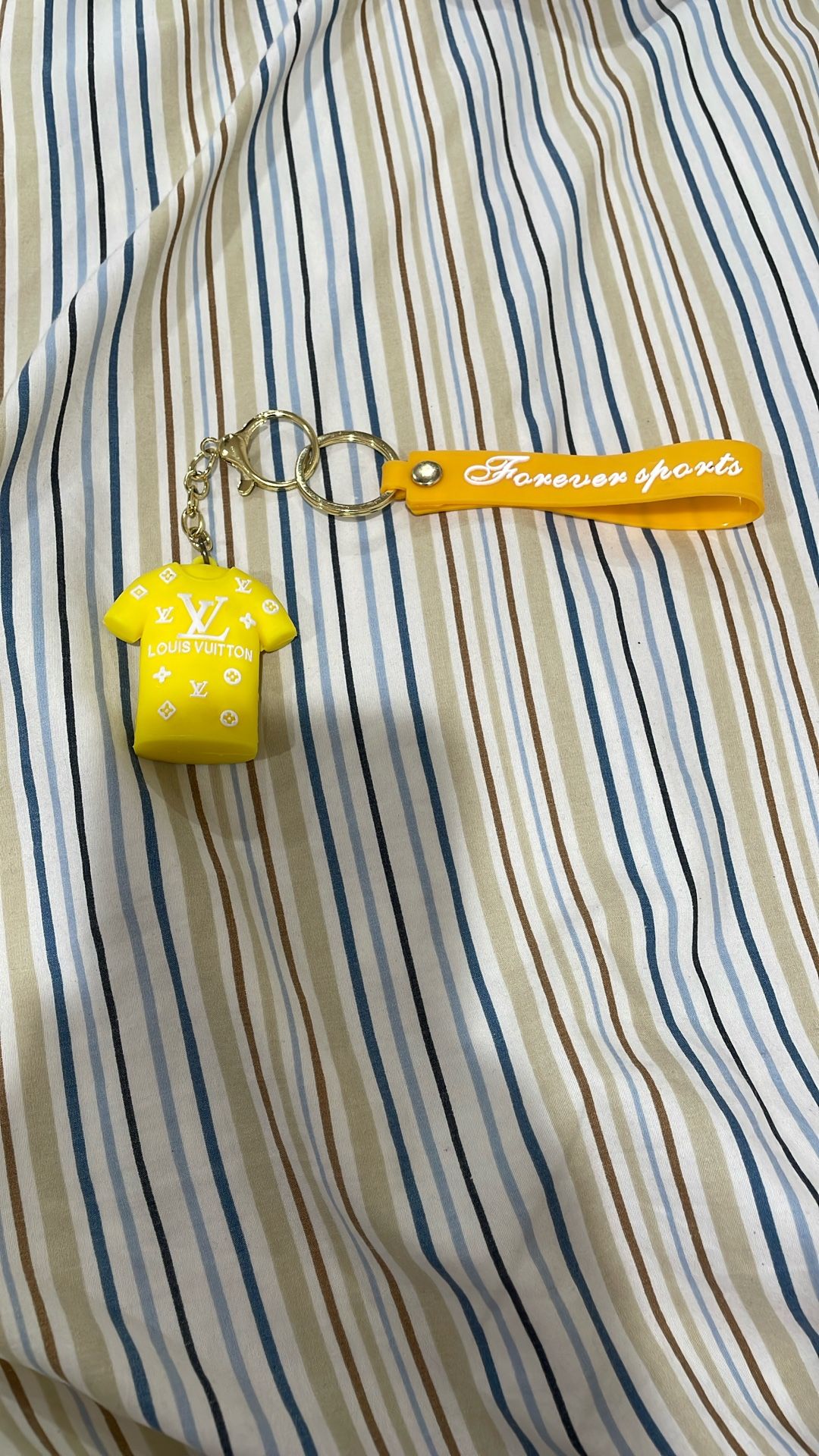 Louis Vuitton Keychain Mini Shirt Yellow