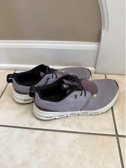 On Cloud Sky Sneakers Grape/Zinc Kids US 4Y Youth Athletic Running Shoe