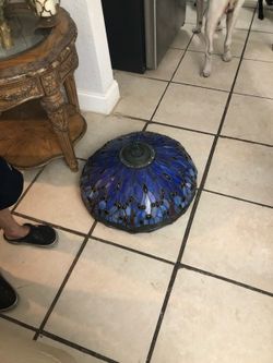 Blue Style Ceiling Lamp Chandelier