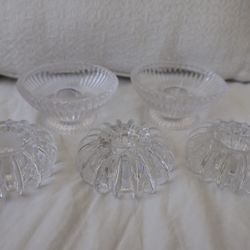 Glass Candle Stick Holder