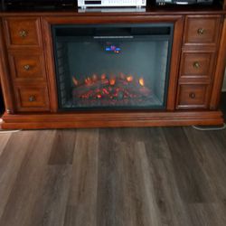 Fireplace TV Stand That Heats Also