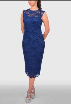 Blue Lace women dress