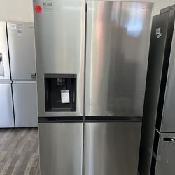 Fathers’ Day Special - 23 Cu Ft Capacity, Counter-Depth (28.88” Deep), Side-by-Side Refrigerator By LG For $900 Off MSRP!