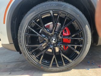 22 INCH NEW WHEELS M STYLE STAGGERED FOR BMW X5 M50i IX WITH NEW TIRES