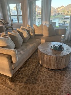 Z gallerie Sectional And Cofee Table