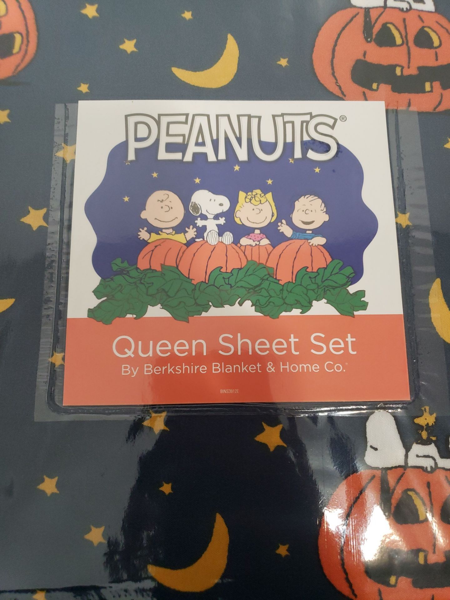 New Peanuts Queen Sheet Set