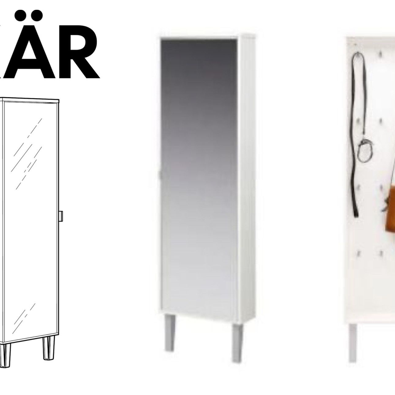 Ikea skar sale shoe cabinet
