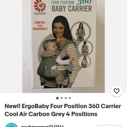 Baby carrier four position 360