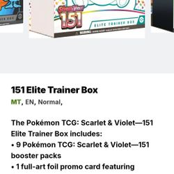 Pokemon Cards Sealed 151