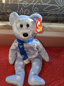 1999 Ty Snowflake Holiday Bear