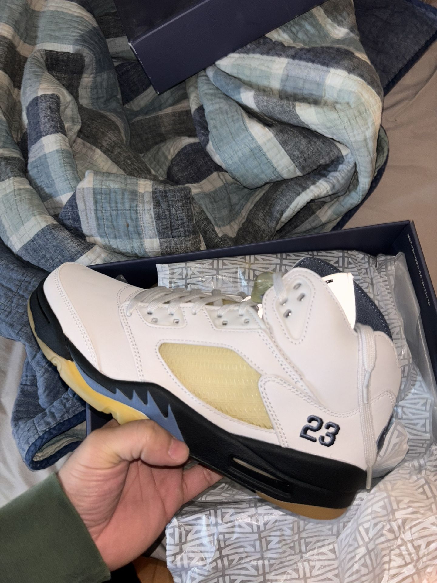 Jordan 5 Dawn Sz 9 Mens Ds