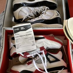 Jordan 11 and Jordan 4 for sale. 