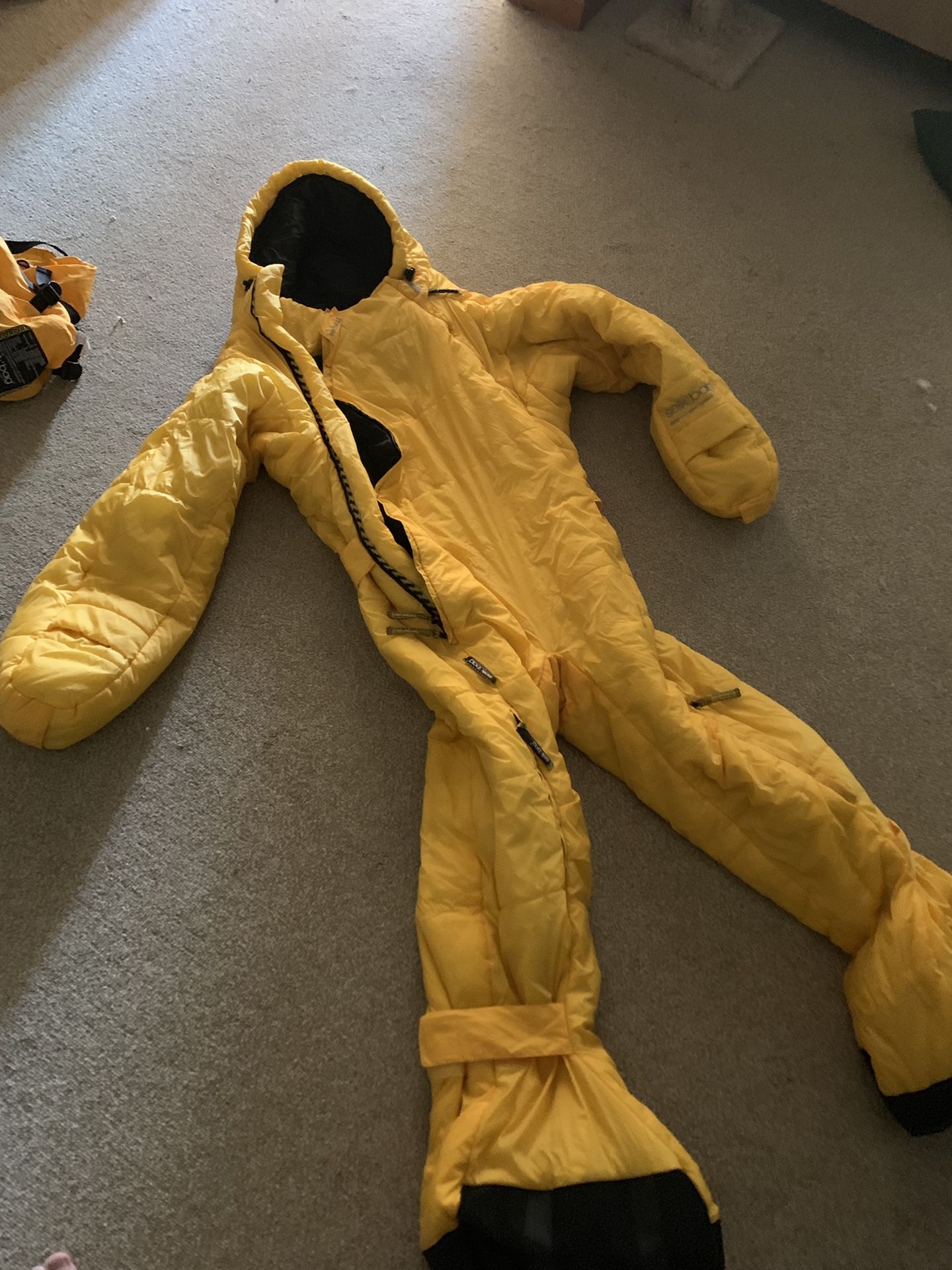 Sleeping bag body suit