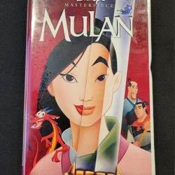 🎬🐉 Disney’s Masterpiece Collection – Mulan VHS (1999) 🐉🎬