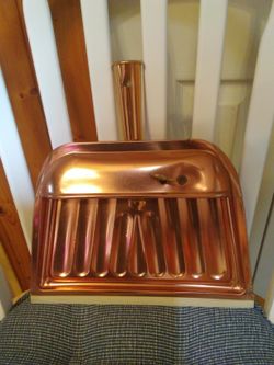 Vintage Ballonoff Home Products Copper Coated Music Box Dust Pan