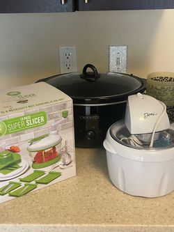 Crock-Pot Slow, Ice Cream Maker, Food slicer