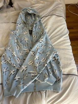 Unknown BLUE DAGGERS FULL ZIP HOODIE Size Medium 