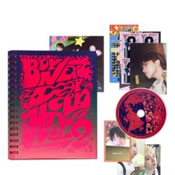 BOY NEXT DOOR HOW? Fire Version Korean CD 72p Photo Album Book W/Poster & Cards. Damage to corner of book see Pics, May be incomplete. The image displ