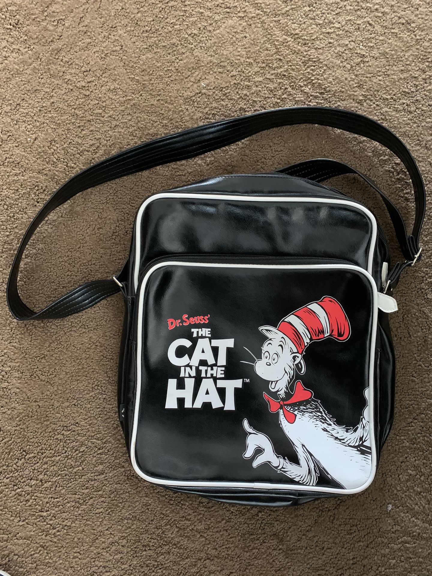 Dr Seuss Cat in the hat messenger bag