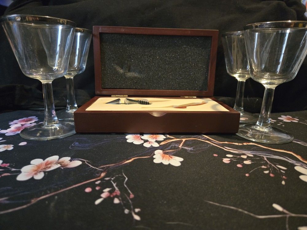 Crystal Coupe Wine Glasses