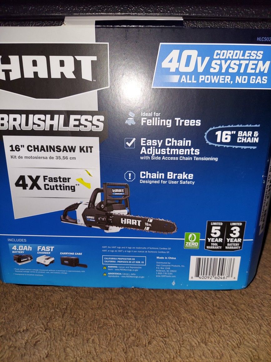 Chainsaw  40 Volts Brand New Never Used 
