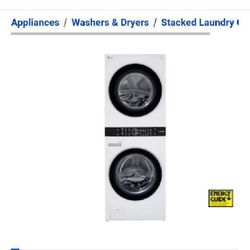 Washer, Dryer, Stove And Refrigerator 