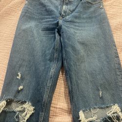 Abercrombie The 90s Straight Ultra High Rise