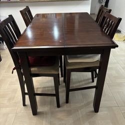 High Wooden dining Table  